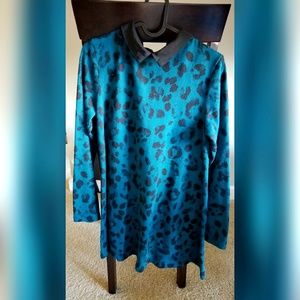 Collared Baby Doll Style Shirt Dress